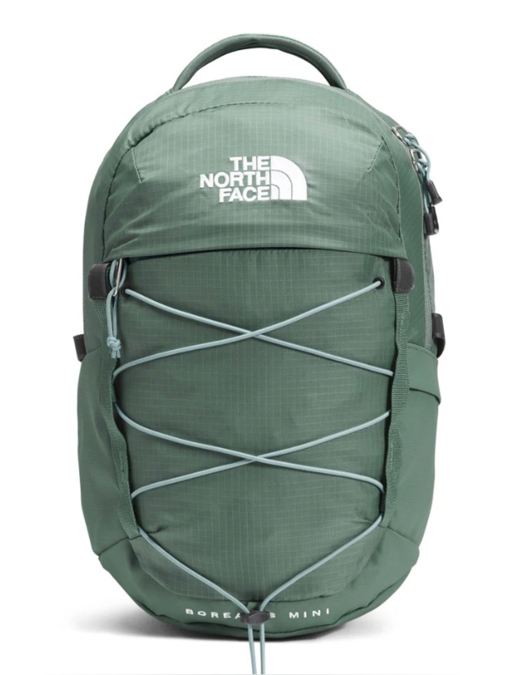 Searching for North Face Borealis mini backpack in Laurel Green/Silver Blue